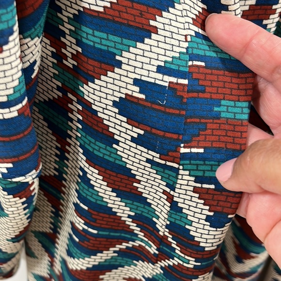 Parker>Silk Cold shoulder patterned mini dress GUC - Picture 8 of 10